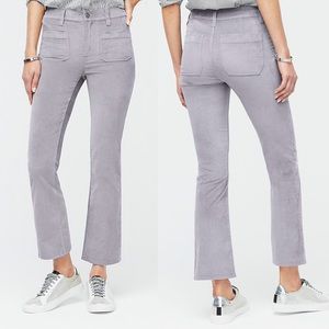 NWT J.Crew Demi-Boot Velvet Crop Jean 32 Tall